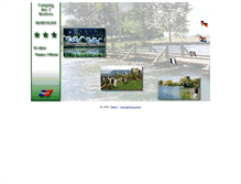 Tablet Screenshot of camping-2-rivieres.com